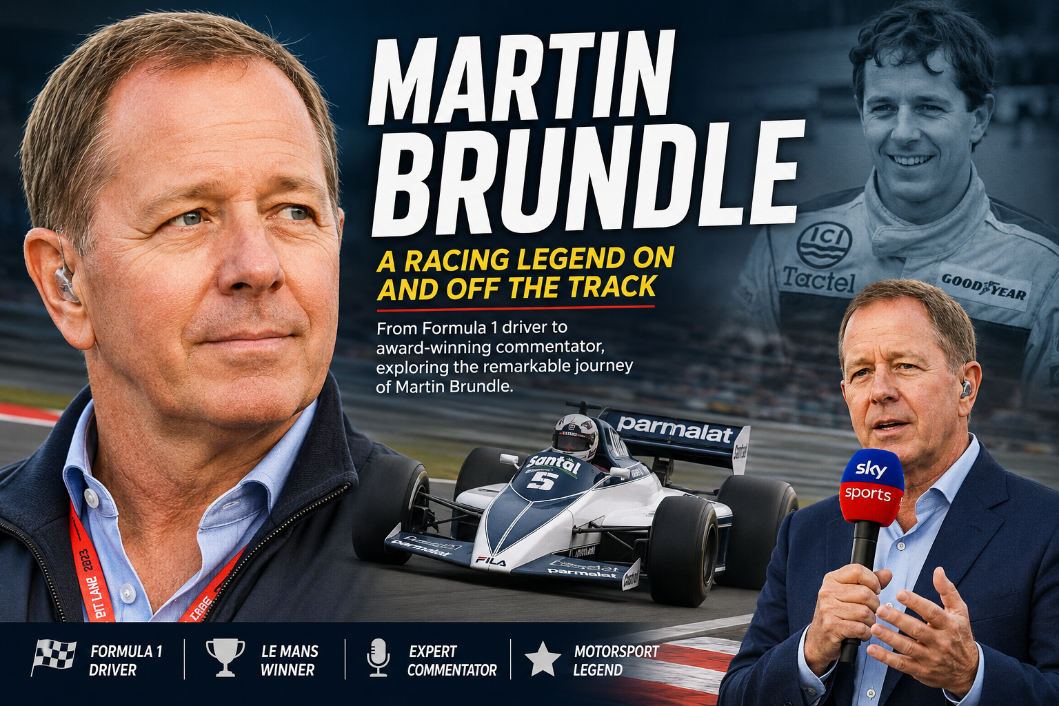 Martin Brundle: The Legendary Formula 1 Driver and Voice of Modern Motorsport
